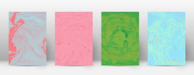 Arka kapak Modern tasarım şablonu çok güzel suminagashi mermer minimalist hipster el ilanı