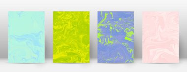 Arka kapak Modern tasarım şablonu takdire suminagashi mermer minimalist hipster el ilanı