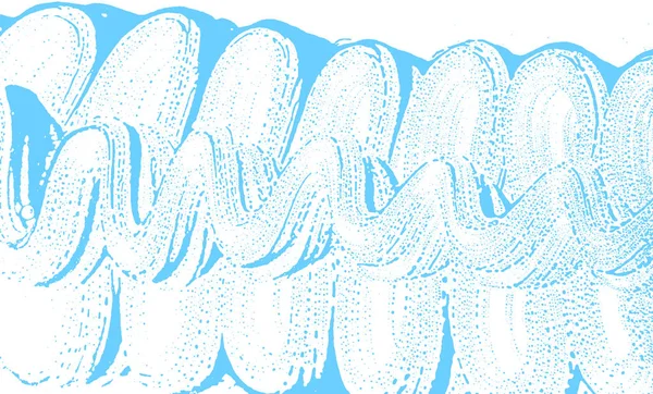 Natürliche Seife Textur ansprechend hellblau Schaum Spur Hintergrund künstlerisch betörend Seife Suds — Stockvektor