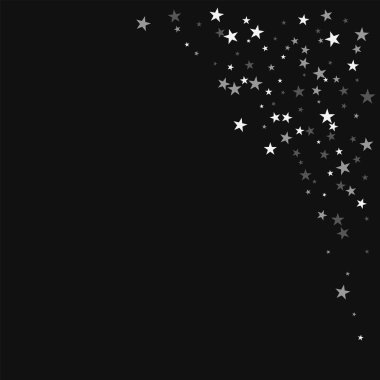 Rastgele sabit yıldız sağ köşede siyah arka plan olağanüstü rastgele sabit yıldız ile Top