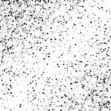 Yoğun siyah noktalar soyut desen yoğun siyah noktalar ile vektör beyaz arka plan üzerinde dağınık