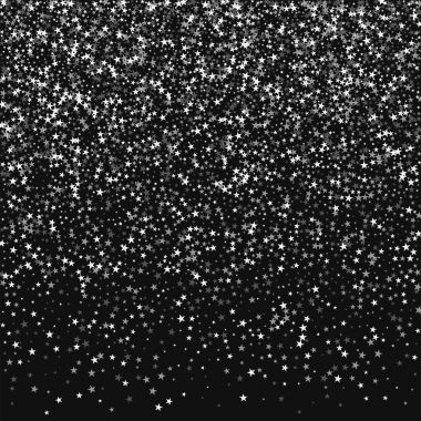 Siyah arka planda alışılmadık vektör inanılmaz düşüyor yıldızlarla şaşırtıcı sabit yıldız üst degrade