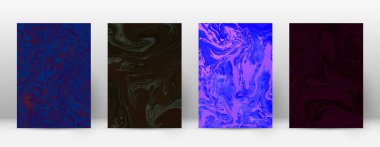 Arka kapak Modern tasarım şablonu çok güzel suminagashi mermer minimalist hipster el ilanı