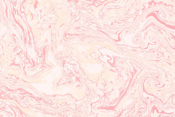 Suminagashi мраморной текстуры руки окрашены в глубокие оранжевые чернила цифровая бумага 593 выполняется в
