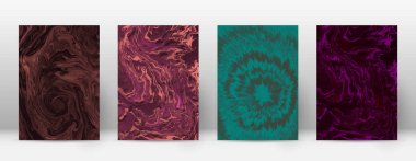 Arka kapak Modern tasarım şablonu takdire suminagashi mermer minimalist hipster el ilanı