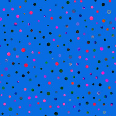 Suluboya konfeti seamless modeli el değerli boyalı daireli suluboya konfeti daire