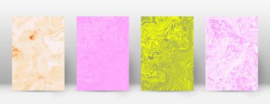 Kapak Modern tasarım şablonu gerçek suminagashi mermer minimalist hipster el ilanı soyut