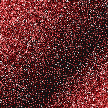 Kırmızı altın glitter dağılım deseni ile kırmızı altın Sim siyah arka planda çok güzel vektör