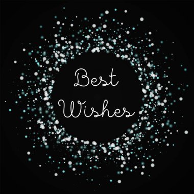 En iyi dileklerimle tebrik kartı Amazing düşen kar arka plan Amazing yağan kar üzerinde şarap kırmızı