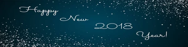 Поздравительные открытки на Новый 2018 год Случайное падение белых точек фон Случайное падение белых точек — стоковый вектор