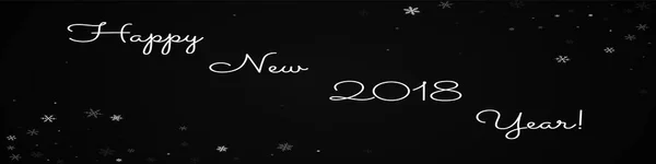 Открытки на Новый 2018 год Sparse snowfall background Sparse snowfall on black background — стоковый вектор