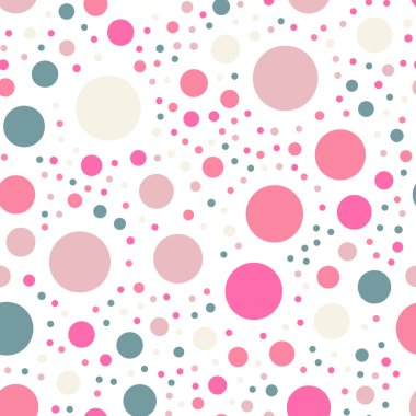 Renkli lekeli Dikişsiz desen beyaz 8 üzerinde arka plan alışılmadık klasik renkli lekeli