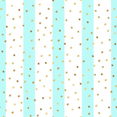 Mavi çizgili arka plan harika degrade altın nokta sonsuz altın nokta Dikişsiz desen