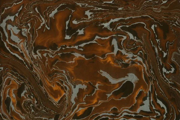 Suminagashi marble texture hand painted with brown ink Digital paper 410 performed in traditional