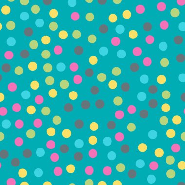 Renkli lekeli seamless modeli parlak 10 arka plan temiz klasik renkli lekeli