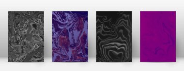 Kapak Modern tasarım şablonu gerçek suminagashi mermer minimalist hipster el ilanı soyut