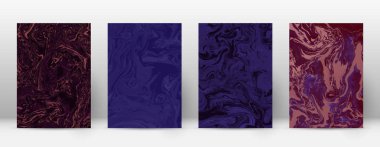 Arka kapak Modern tasarım şablonu takdire suminagashi mermer minimalist hipster el ilanı