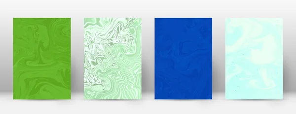 抽象封面现代设计模板令人钦佩的 suminagashi 大理石简约时髦传单 — 图库矢量图片