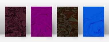 Arka kapak Modern tasarım şablonu çok güzel suminagashi mermer minimalist hipster el ilanı