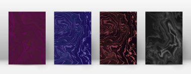 Arka kapak Modern tasarım şablonu çok güzel suminagashi mermer minimalist hipster el ilanı