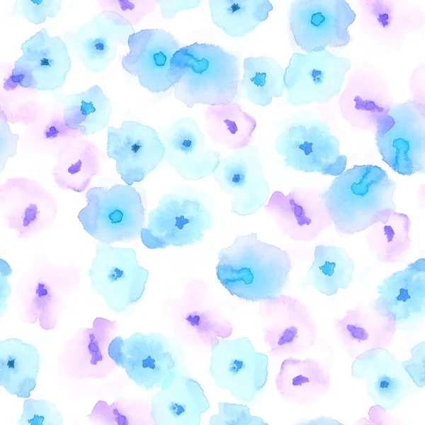 Delicate floral pattern Grey silky watercolor seamless pattern Bold watercolor abstract background