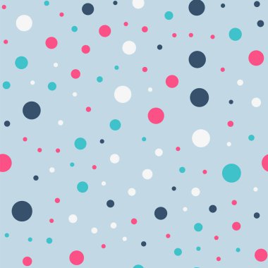 Renkli lekeli seamless modeli üzerinde parlak 19 arka plan nefes kesen klasik renkli polka