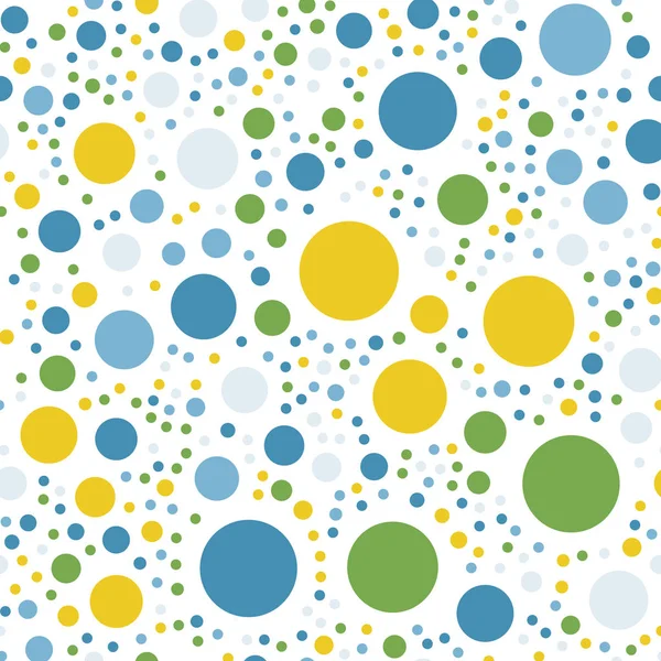 Colorful polka dots seamless pattern on white 12 background Wonderful classic colorful polka dots