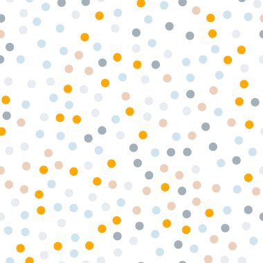 Renkli lekeli Dikişsiz desen beyaz 7 üzerinde arka plan tuhaf klasik renkli lekeli