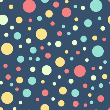 Parlak 16 renkli lekeli Dikişsiz desen arka plan takdire şayan klasik renkli lekeli