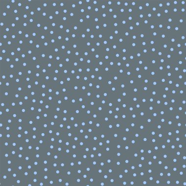 Mavi lekeli seamless modeli üzerinde gri arka plan muhteşem klasik mavi lekeli Tekstil