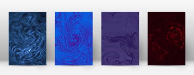 Kapak Modern tasarım şablonu gerçek suminagashi mermer minimalist hipster el ilanı soyut