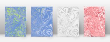 Arka kapak Modern tasarım şablonu çok güzel suminagashi mermer minimalist hipster el ilanı