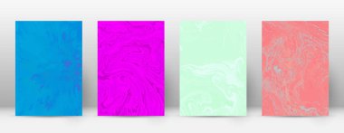 Kapak Modern tasarım şablonu gerçek suminagashi mermer minimalist hipster el ilanı soyut