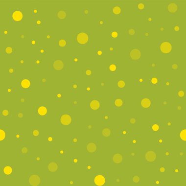 Yeşil arka plan güzel klasik sarı lekeli sarı lekeli Dikişsiz desen