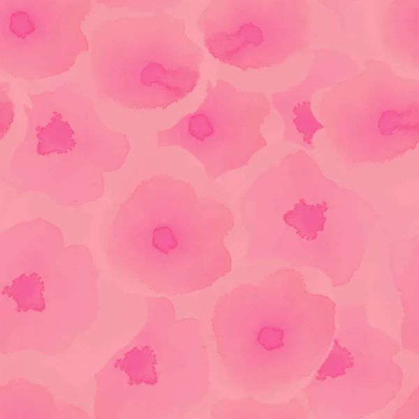 Delicado patrón floral Rosa sedoso acuarela sin costuras patrón Divino acuarela abstracto —  Fotos de Stock