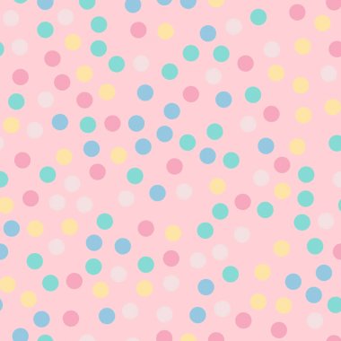 Renkli lekeli seamless modeli parlak 9 arka plan çekici klasik renkli lekeli