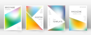 El ilanı düzeni üçgen muhteşem şablonu için broşür yıllık raporu dergisi Poster kurumsal