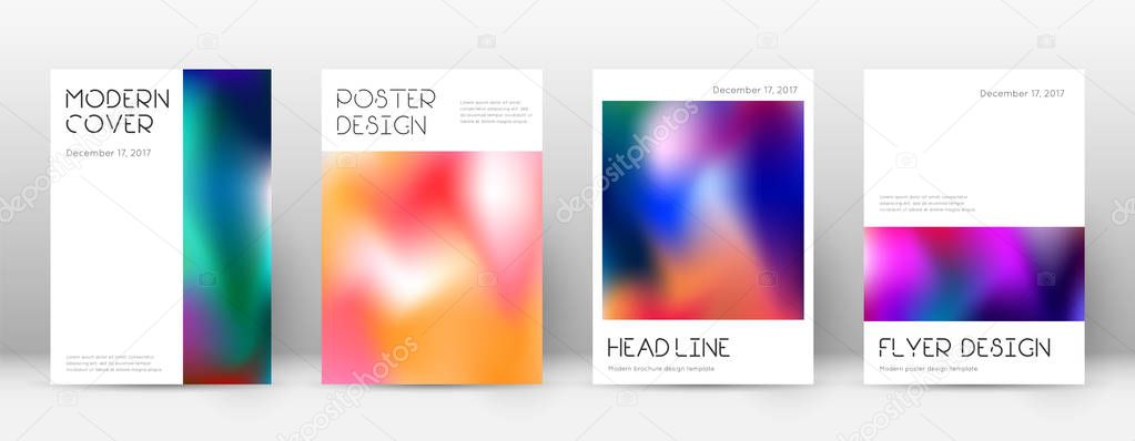 Flyer layout Minimal energetic template for Brochure Annual Report Magazine Poster Corporate