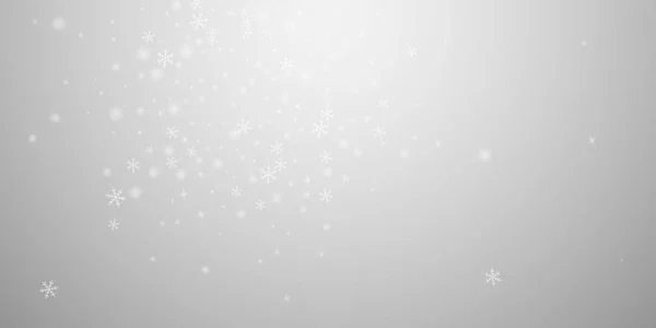 Escasa nieve brillante Fondo de Navidad. Sutil f — Vector de stock