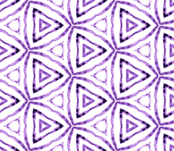 紫色のハンドドローシームレスパターン。手描きのワット — ストック写真