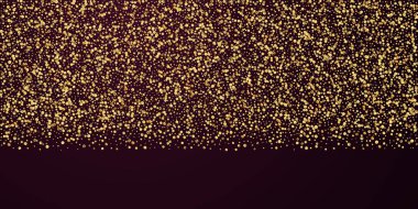 Altın konfeti konfeti konfetisi. Dağınık