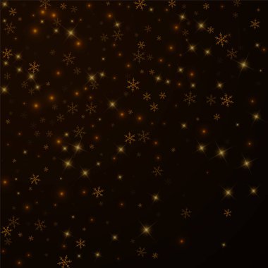 Kış yıldızlı, karlı Noel örtüsü. Noel zamanı.