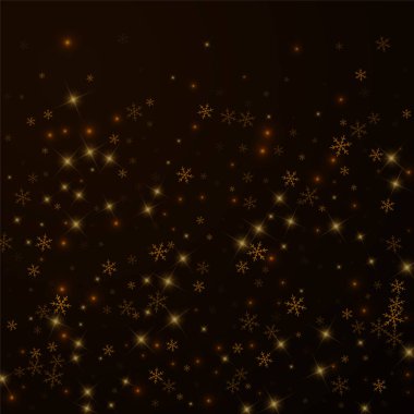 Kış yıldızlı, karlı Noel örtüsü. Noel zamanı.