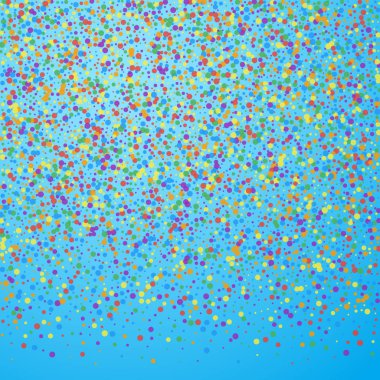 Şenlikli konfeti. Kutlama yıldızları. Neşeli bir şenlik