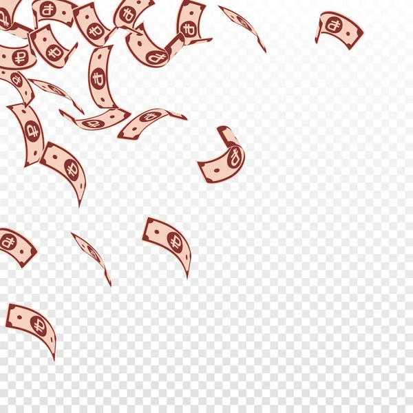 俄国卢布钞票掉了浮动RUB法案在 — 图库矢量图片