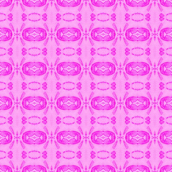 핑크 스퀘어 오버 매끄러운 패턴. 손으로 그린 w — 스톡 사진