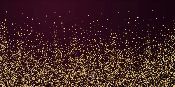 Altın konfeti konfeti konfetisi. Dağınık