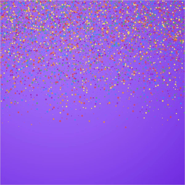 Des confettis festifs. Des stars de la fête. Conf coloré — Image vectorielle