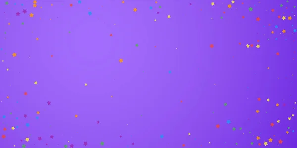 Des confettis festifs. Des stars de la fête. Étoiles joyeuses — Image vectorielle