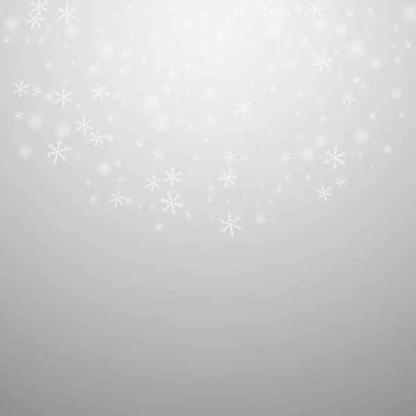Sparse izzó hó karácsonyi háttér. Finom f — Stock Vector